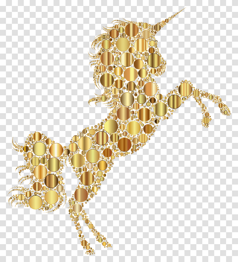 Unicorn Clip Art Gold Unicorn No Background, Chandelier, Animal, Amphibian, Wildlife Transparent Png