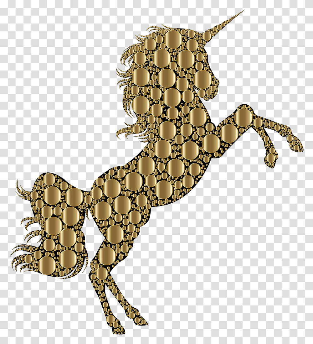 Unicorn Clipart Gold, Chandelier, Animal, Gecko, Lizard Transparent Png