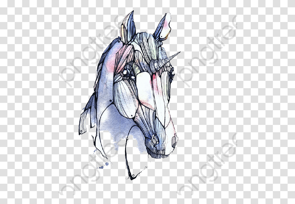 Unicorn Clipart Unicorn, Animal, Insect, Invertebrate, Dung Beetle Transparent Png
