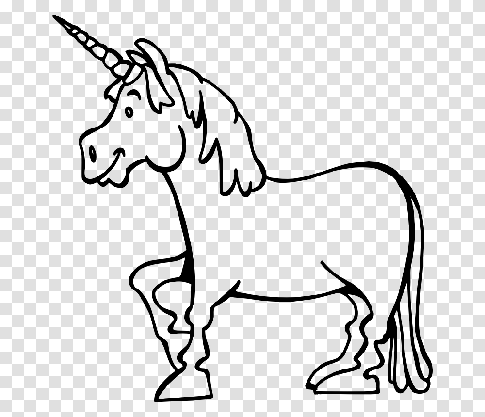 Unicorn Coloring Book Unicorn, Gray Transparent Png