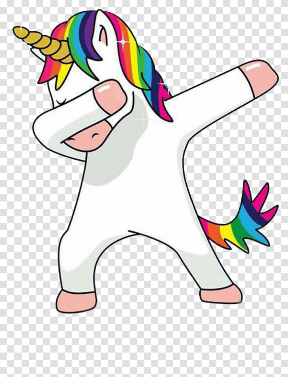 Unicorn Dab, Axe, Drawing, Performer Transparent Png