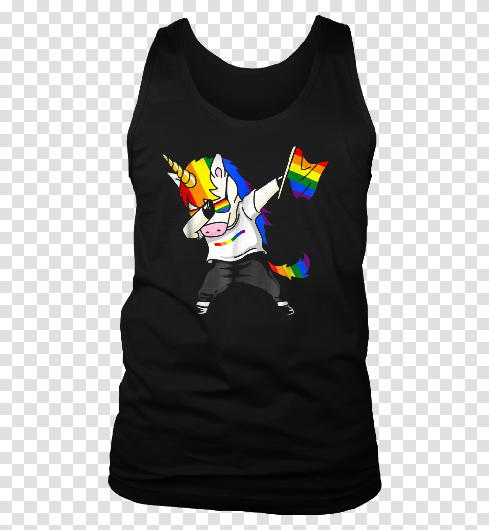 Unicorn Dabbing Lgbt Pride Flag Gay Lesbian T Shirt Portable Network Graphics, Sleeve, Long Sleeve, Pillow Transparent Png