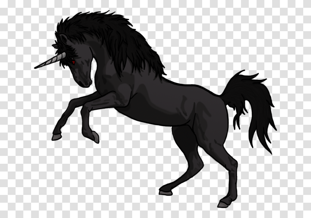 Unicorn Dark Unicorn, Horse, Mammal, Animal, Dinosaur Transparent Png