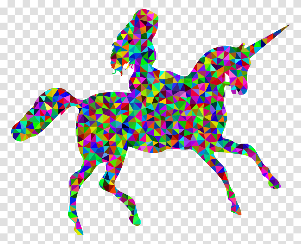 Unicorn Equestrian Horse Silhouette Fairy Tale, Animal, Person, Human, Mammal Transparent Png