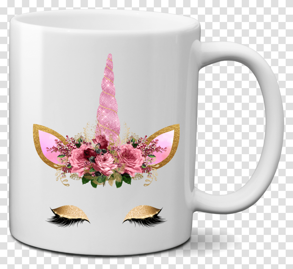 Unicorn Face Unicorn Face Mug, Coffee Cup, Wedding Cake, Dessert, Food Transparent Png