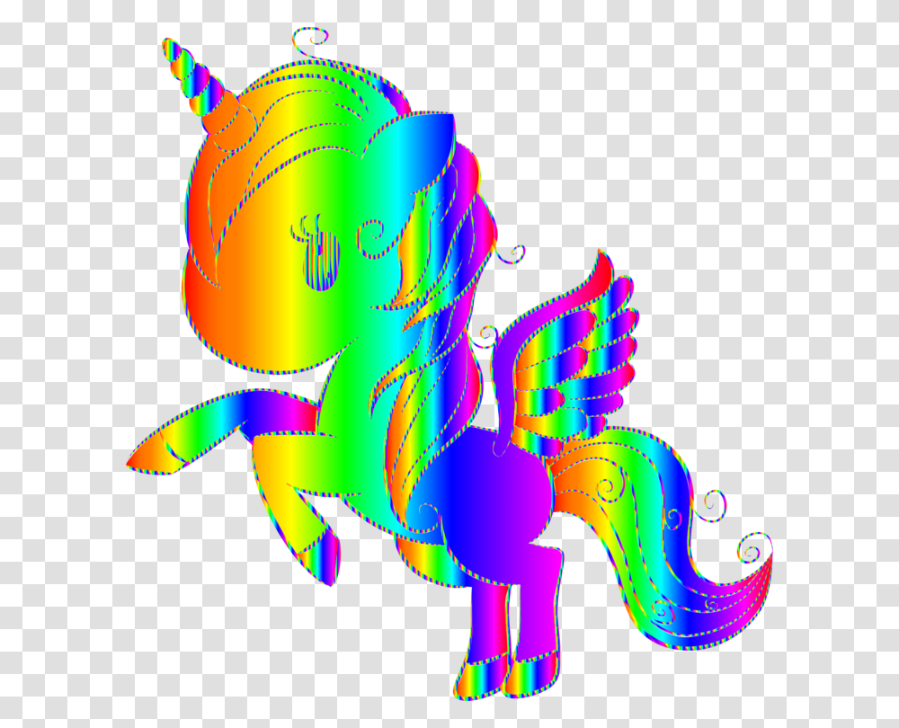 Unicorn Fish Character Fiction, Pattern, Fractal Transparent Png