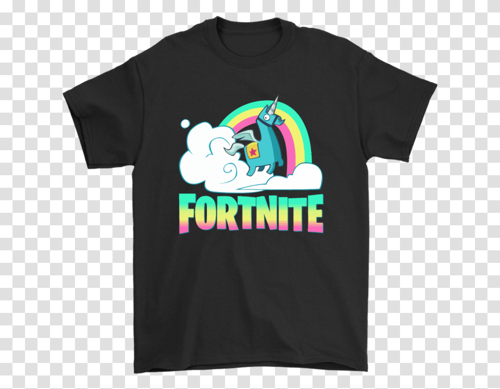 Unicorn Fortnite Llama, Apparel, T-Shirt, Person Transparent Png