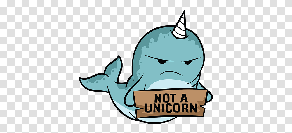 Unicorn Funny Narwhale Iphone Case Narwhal Not A Unicorn Sign, Mammal, Animal, Sea Life, Bird Transparent Png