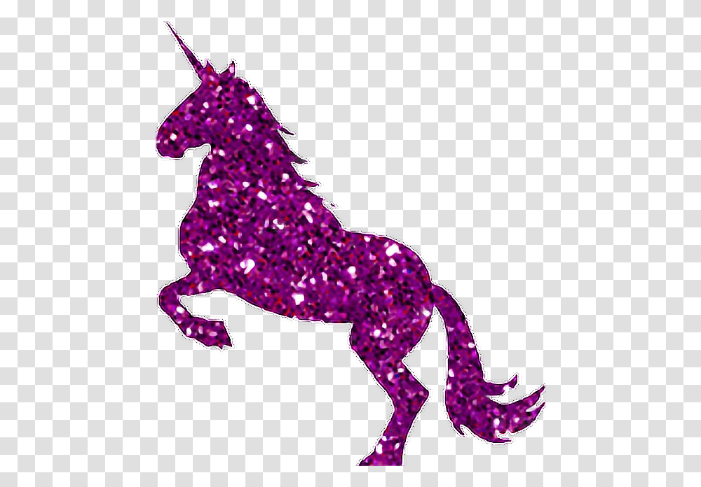 Unicorn Glitter Pink Glittery Glitterunicorn, Purple, Animal, Mammal, Outdoors Transparent Png