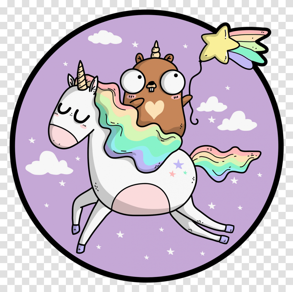 Unicorn Gopher, Painting, Nature Transparent Png