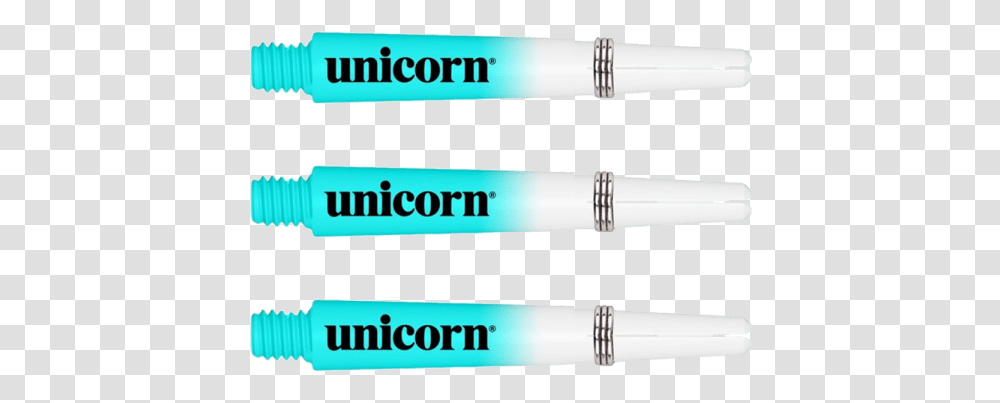 Unicorn Gripper 3 Cosmos Comet Shafts Turquoise, Pen, Text, Brush, Tool Transparent Png