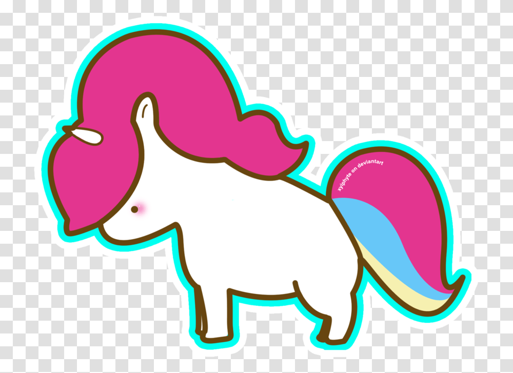 Unicorn Hd Icon Cute, Label, Animal, Mammal Transparent Png