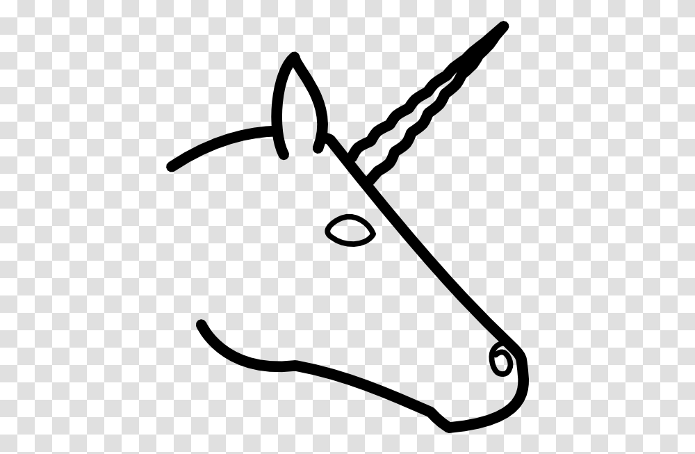 Unicorn Head Clip Art, Triangle, Scissors Transparent Png