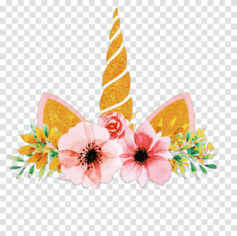 Unicorn Horn And Ears, Plant, Sweets, Food, Confectionery Transparent Png