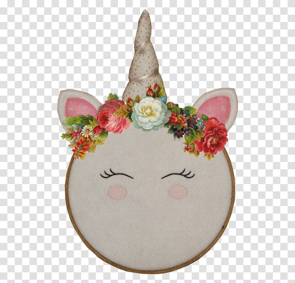 Unicorn Horn Flower Cut Out For Collage, Birthday Cake, Dessert, Food, Pattern Transparent Png