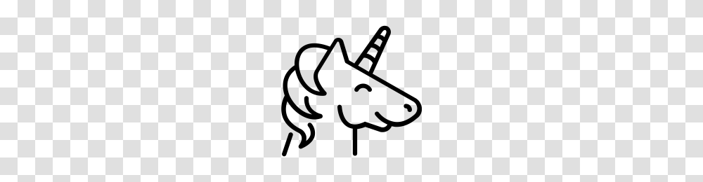 Unicorn Horn Icons Noun Project, Gray, World Of Warcraft Transparent Png