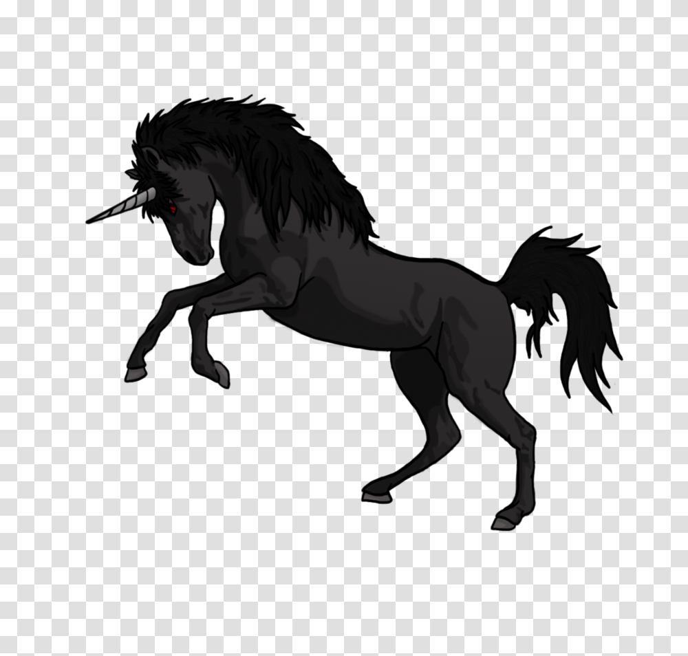 Unicorn, Horse, Mammal, Animal, Silhouette Transparent Png
