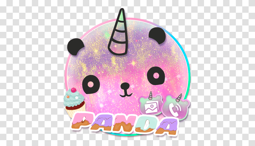 Unicorn Panda Galaxy Themes Hd Wallpapers Girly, Birthday Cake, Dessert, Food, Clothing Transparent Png