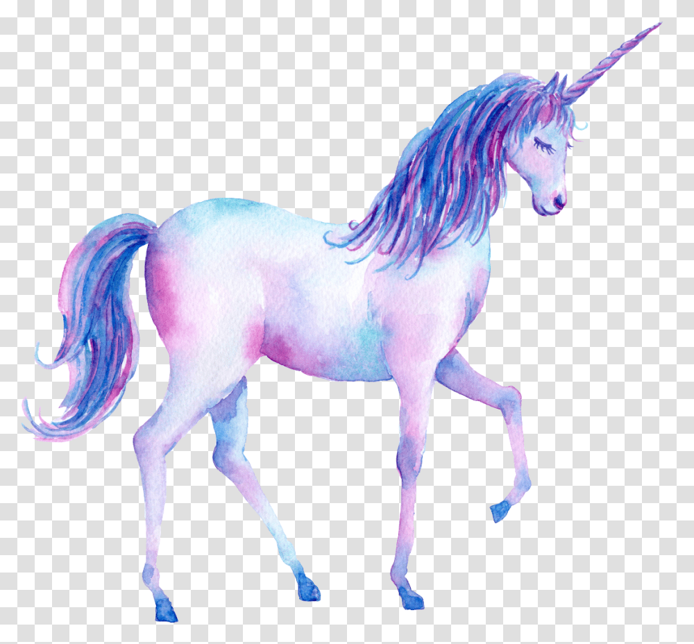 Unicorn Pink And Purple Unicorn, Horse, Mammal, Animal, Antelope Transparent Png