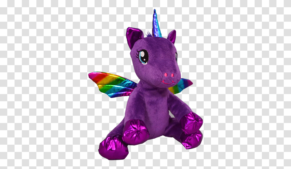 Unicorn Purple, Toy, Plush Transparent Png