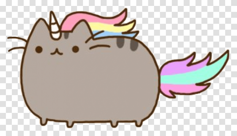 Unicorn Pusheen Kawaii Cute Rainbow Horn Sticker Pusheen Cat Rainbow Gif, Sunglasses, Accessories, Birthday Cake, Dessert Transparent Png