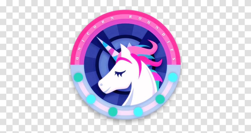 Unicorn Roundies Beautiful Circle Icons Android The Unicorn Logo Circle, Light, Cat, Mammal, Animal Transparent Png