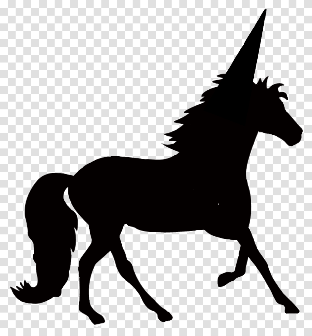 Unicorn Silhouette Magical Horse Girly Freetoedit Horse Background, Mammal, Animal, Stallion, Equestrian Transparent Png