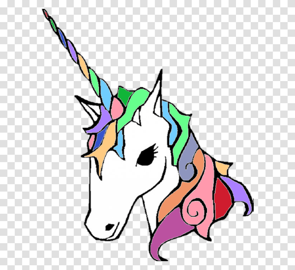 Unicorn Unicornio Colors Colores, Mammal, Animal, Horse Transparent Png