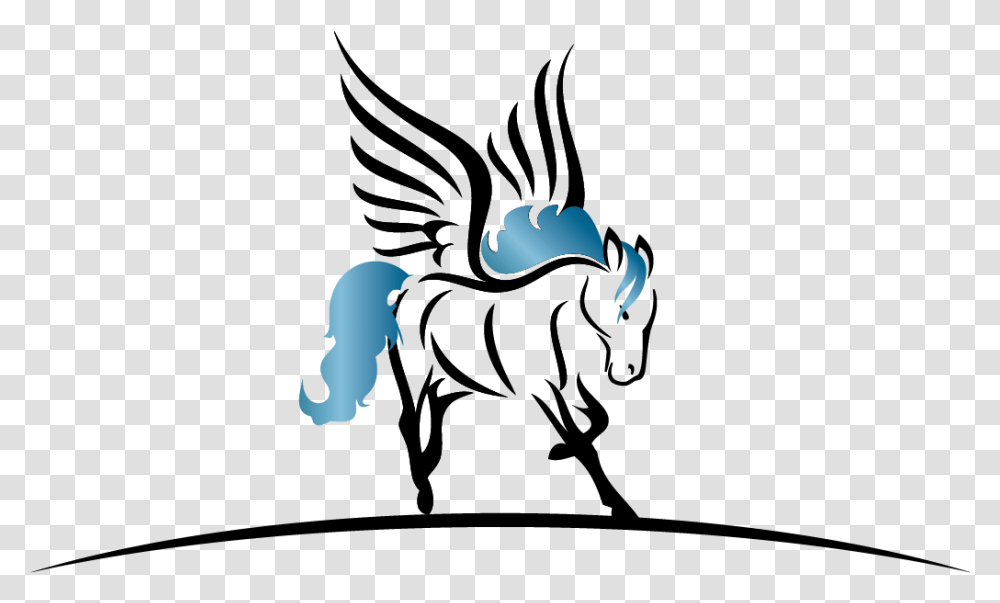 Unicorn Vector Art Free, Bird, Animal, Silhouette, Kneeling Transparent Png
