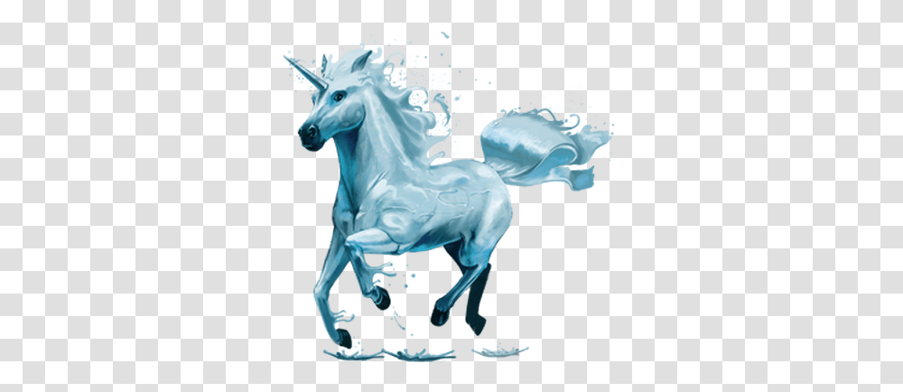 Unicorn Water Stickpng Water Element Howrse, Horse, Mammal, Animal, Art Transparent Png