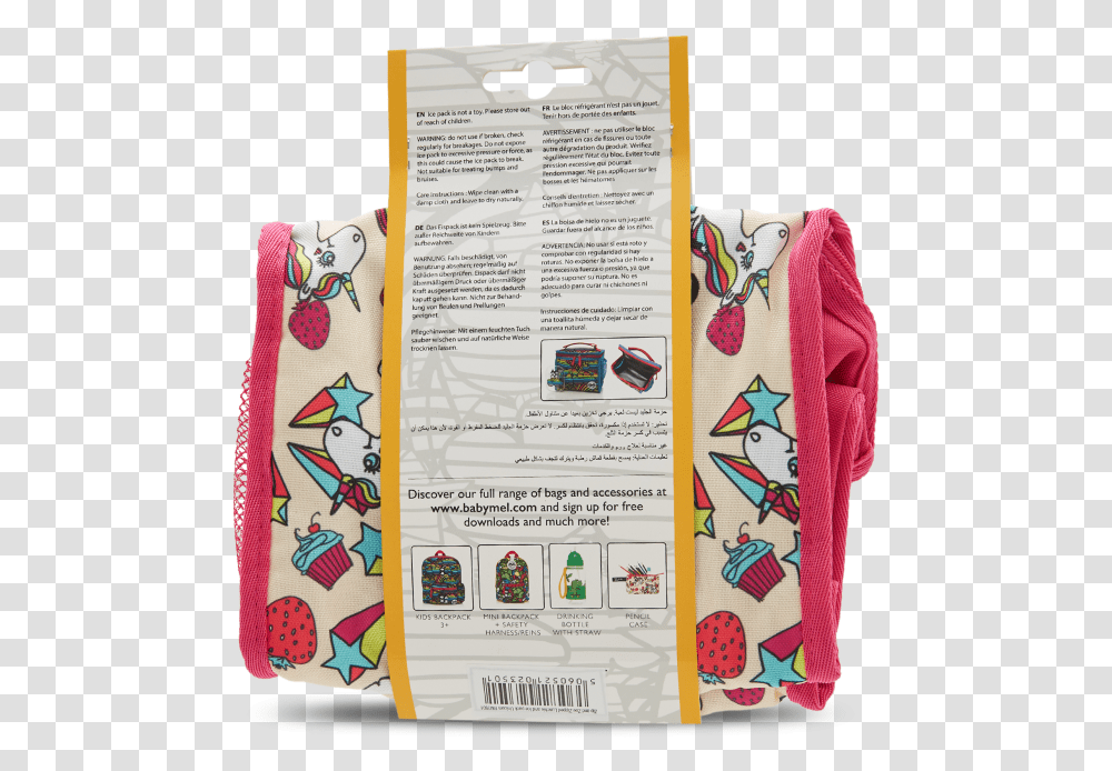 Unicorn Zipper Lunch Bag Amp Ice Pack Bag, Poster, Advertisement, Flyer Transparent Png