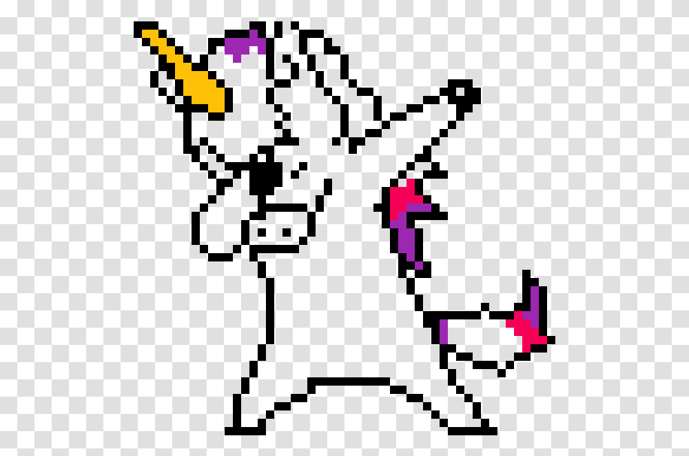 Unicornio Haciendo Un Dab Dabbing Unicorn Pixel Art, Pac Man, Super Mario Transparent Png