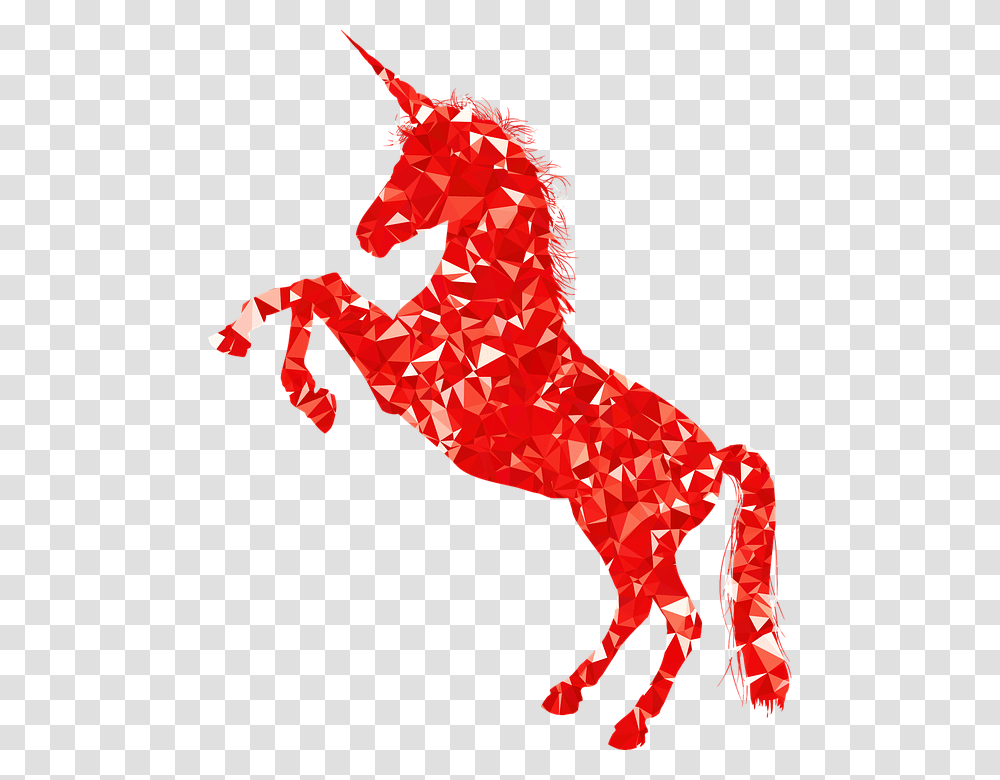 Unicornio Red Unicorn, Dragon, Paper, Person, Human Transparent Png
