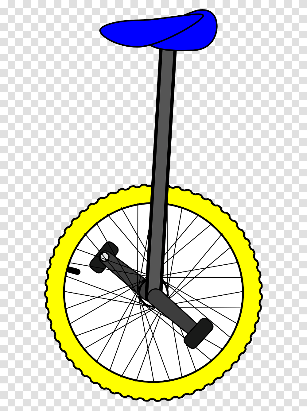 Unicycle Bike Wheel Free Photo Unicycle Clipart, Machine, Spoke, Bicycle, Vehicle Transparent Png