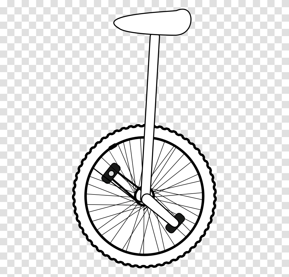Unicycle Line Art Clip Arts For Web, Machine, Wheel, Spoke, Bicycle Transparent Png