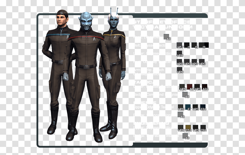 Uniformes Star Trek Online, Person, Helmet, Sleeve Transparent Png