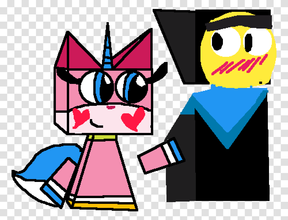 Unikitty And Master Frown Cartoon, Robot Transparent Png