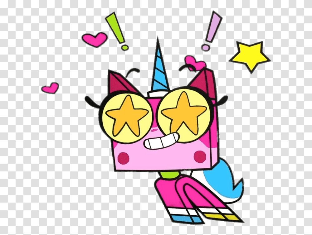 Unikitty Stars In Her Eyes Stickpng Unikitty Shocked, Dynamite, Bomb, Weapon, Weaponry Transparent Png