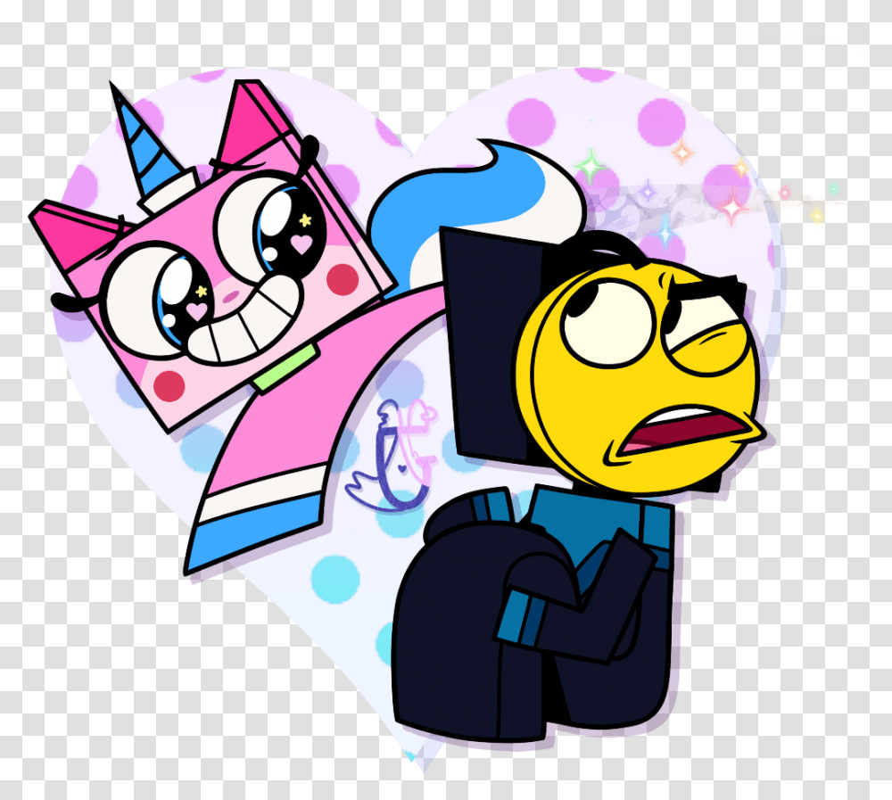 Unikitty Y Master Frown, Label Transparent Png