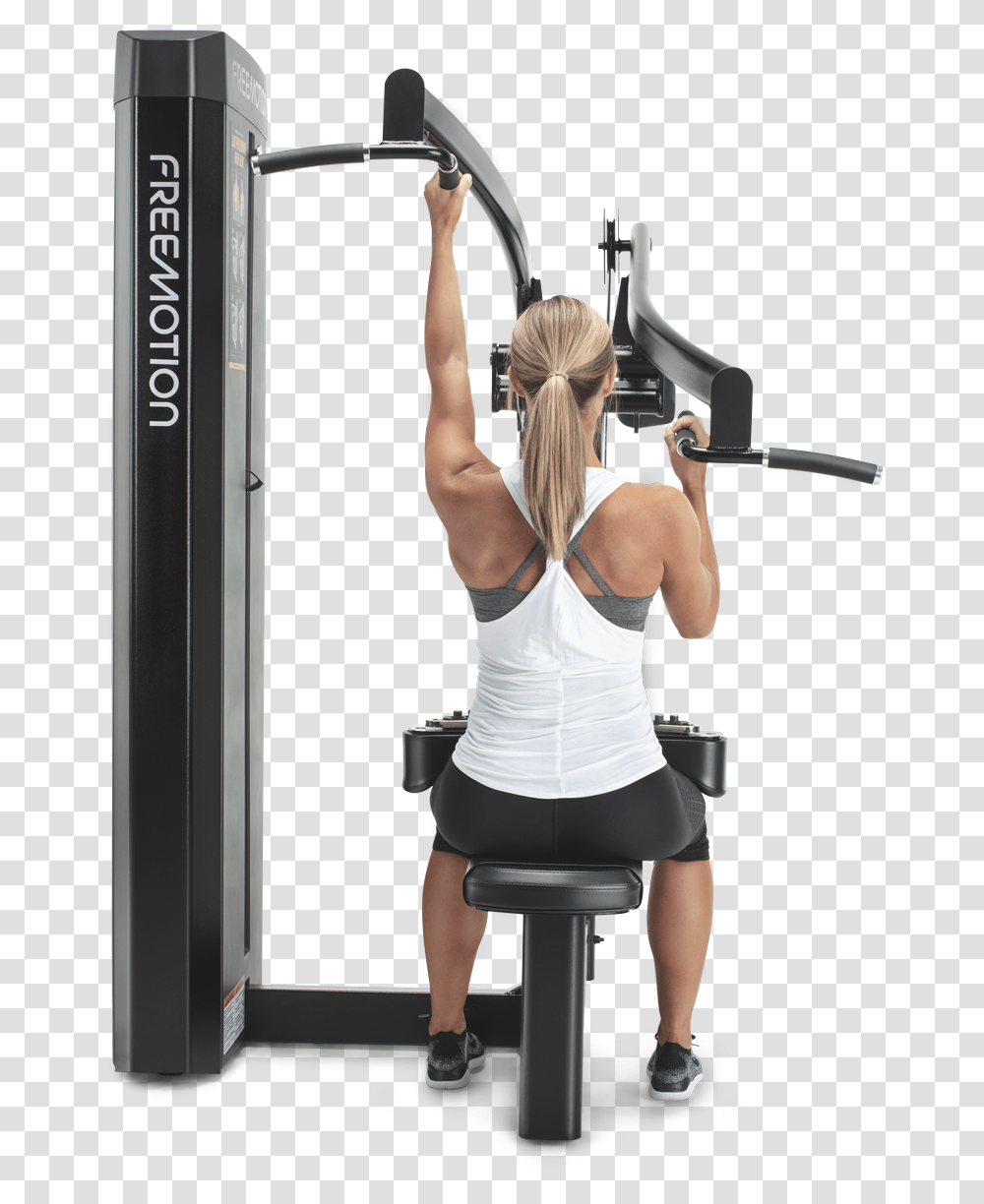 Unilateral Lat Pull Down, Person, Human, Working Out, Sport Transparent Png