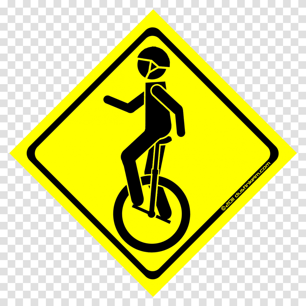 Uniman Bumper Sticker Road Sign Clip Art, Symbol, Person, Human, Bicycle Transparent Png