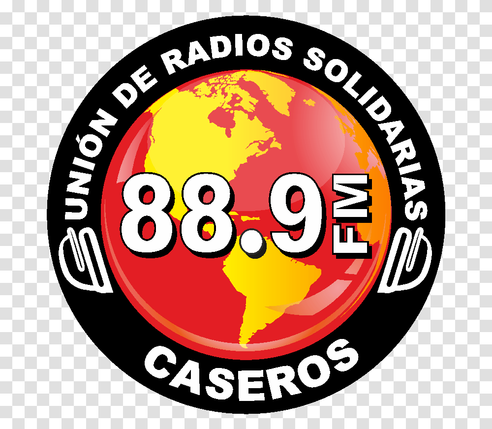 Union De Radios Solidarias Circle, Poster, Advertisement, Number Transparent Png