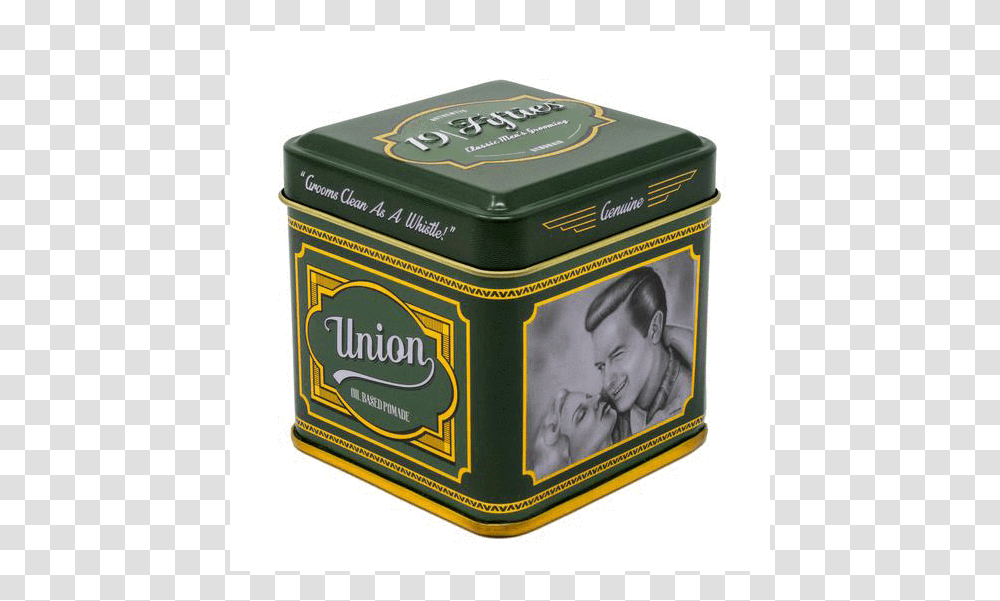 Union Oil Based Pomade Pomade, Box, Person, Tin, Pottery Transparent Png
