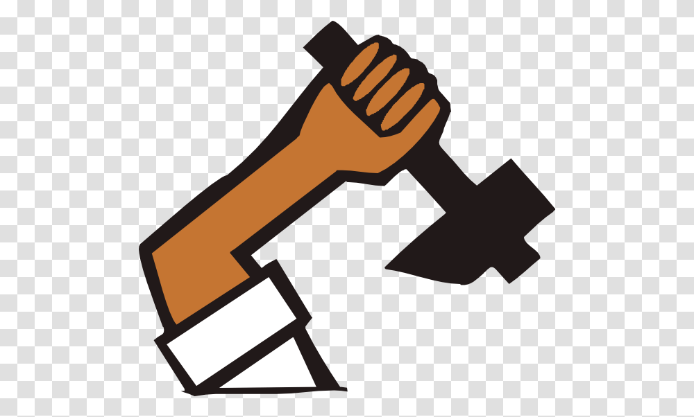 Union Workers Cliparts, Axe, Tool, Hammer, Hand Transparent Png