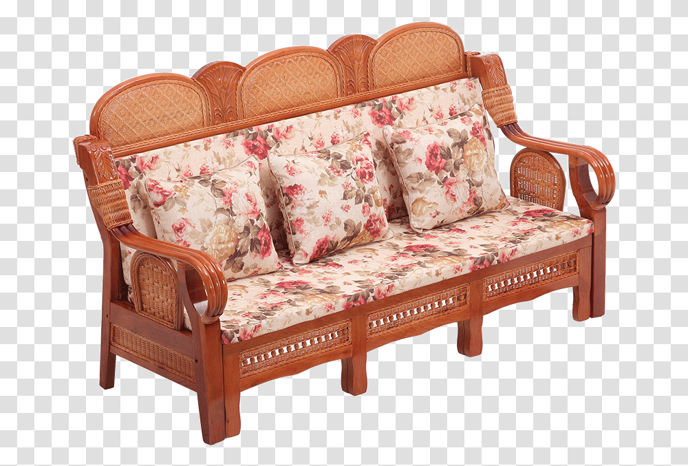Unique Convertible Transformer Pull Out Cane Wood Sofa Sofa Furniture Images Hd, Couch, Cushion, Pillow, Crib Transparent Png