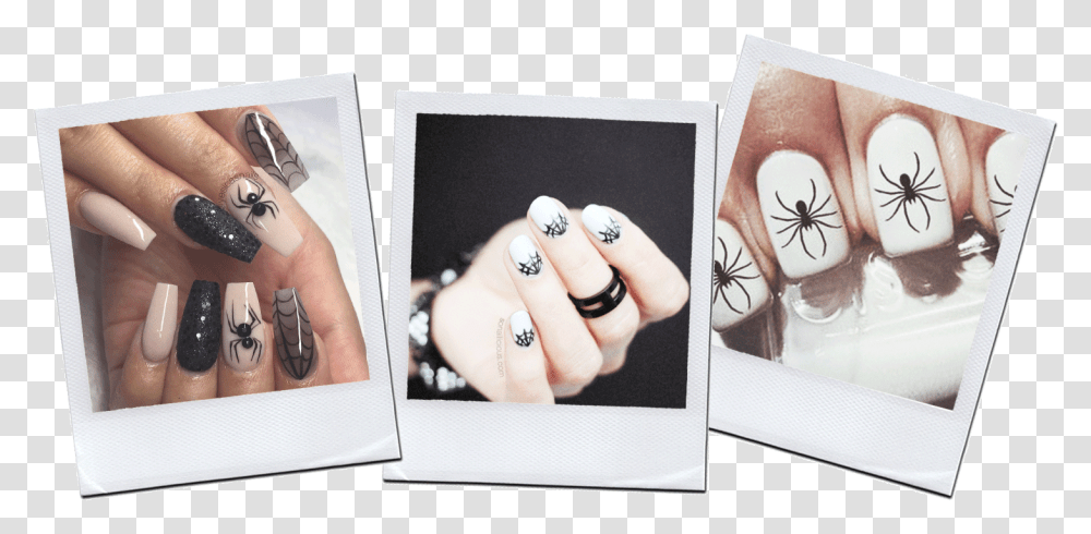 Unique Halloween Nail Design Inspirations Halloween Sn Mng Tay, Skin, Person, Human, Tattoo Transparent Png