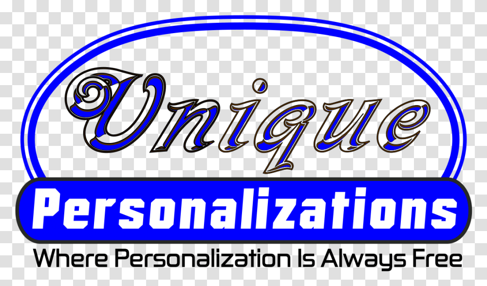 Unique Personalizations Calligraphy, Logo, Trademark Transparent Png