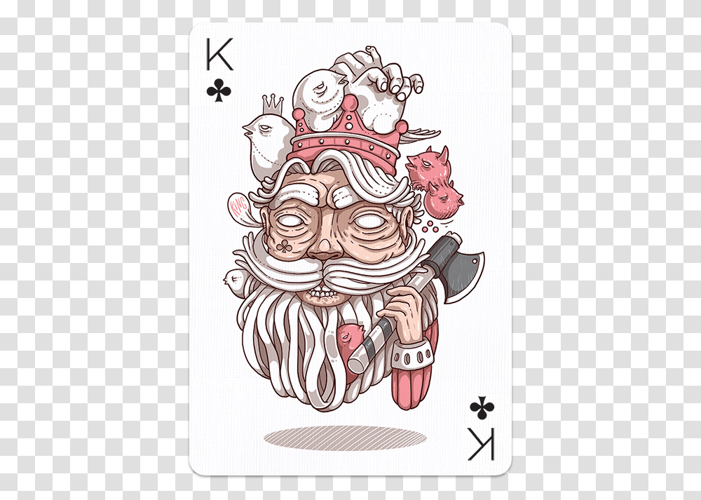 Unique Playing Card Designs, Drawing, Doodle, Face Transparent Png