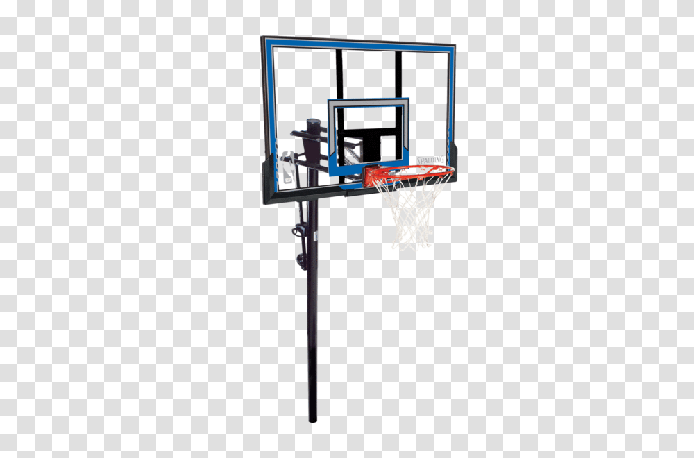 Unique Sports Spalding Polycarbonate In Ground Basketball Hoop Transparent Png