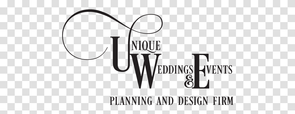 Unique Wedding Logo, Word, Alphabet Transparent Png
